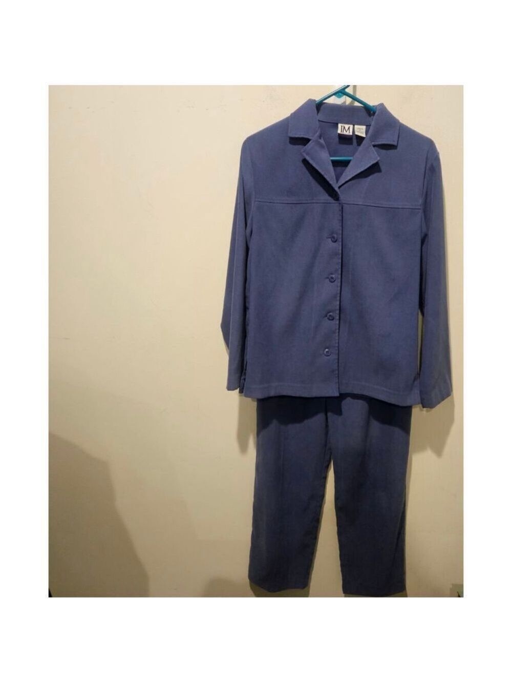 Women's JM Collection Bluish Purple Pantsuit Set S